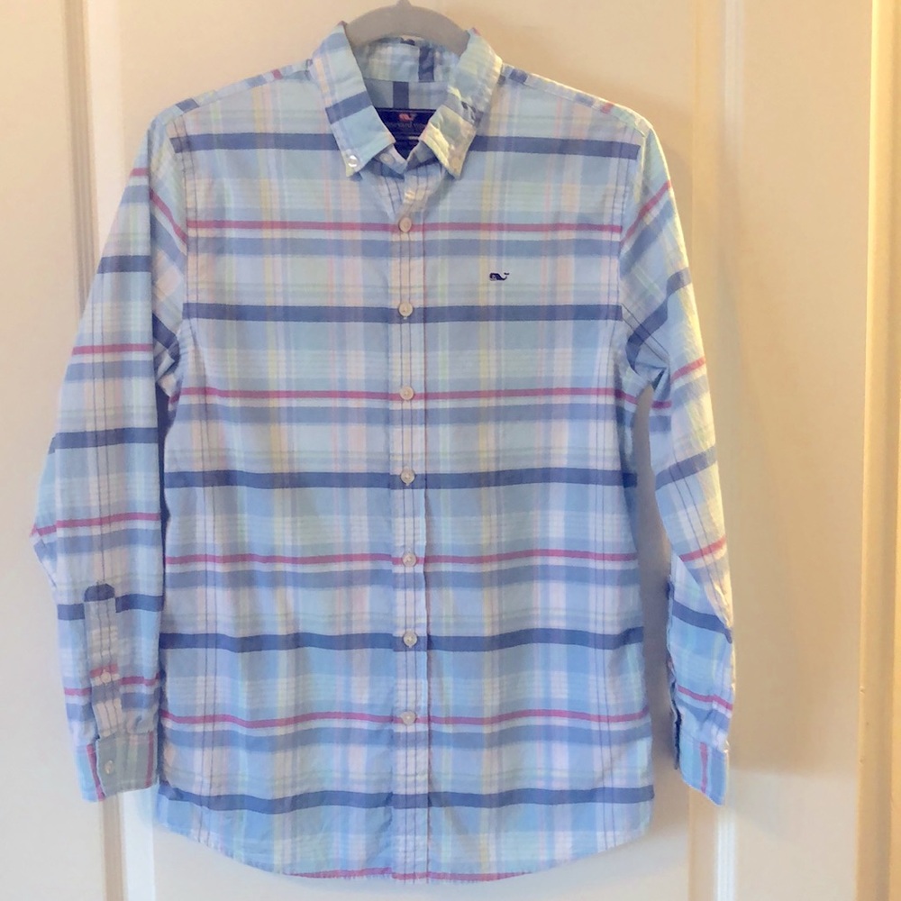 Vineyard Vines Boys Long Sleeve ButtonDown Shirt SzL